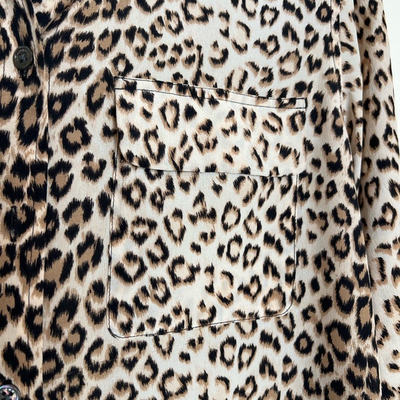 Equipment Animal Print Didina Long Sleeve Shirt Size S - Picture 10 of 14